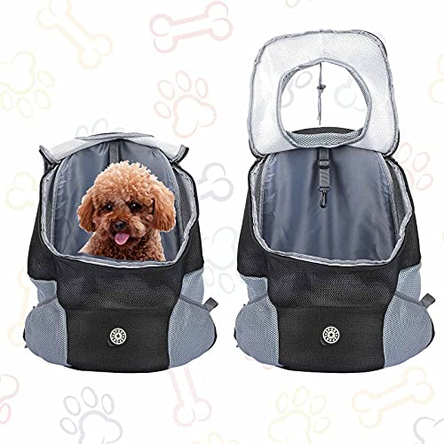 Dog Backpack, Puppy Backpack, Pet Carrier Backpack Small Dog Backpack Carrier Pet Travel Carrier Dog Front Carrier with… - Image 6