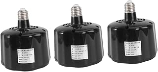 Balacoo 3 Pçs Lâmpada De Preservação De Calor Para Reprodução Lâmpada De Calor Réptil Aquecedor De Terrário Coop Lâmpada De Calor De Aves De Capoeira Aquecedor De Frango Luz De Metal