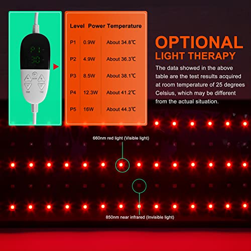 Usuie Red Light Therapy Belt, Infrared Light Therapy Wrap Red Light Therapy Device For Body With Timer For Back Shoulder Waist Muscle Pain Relief For Gift Women Men Gift #TOP6