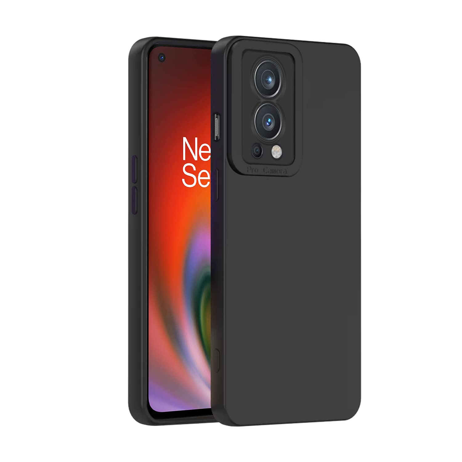 Pikkme Oneplus Nord 2 5G Back Cover Soft Matte Liquid Silicone TPU | Camera Protection | Shockproof Slim Back Case for Oneplus Nord 2 5G (Black) (B0BD1QGY4W) Amazon Price History, Amazon Price Tracker