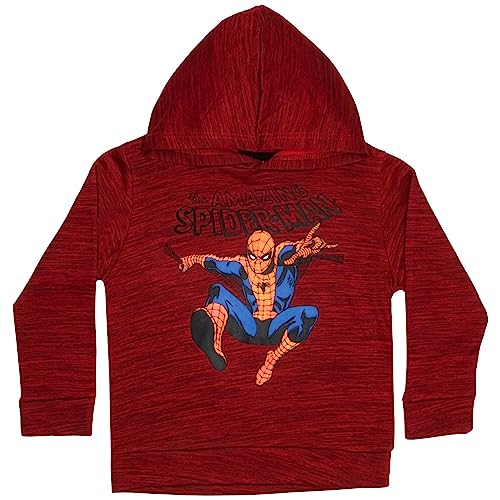 Image of Marvel Avengers Spider-Man Black Panther Miles Morales Boys 2-Piece Fleece Sets, Fleece Hoodie and Pants Bundle Set for Boys