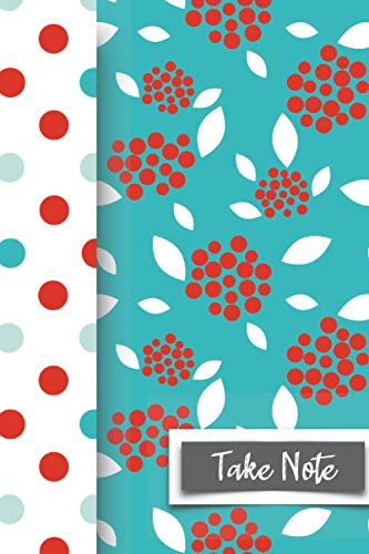 Take Note: My Passwords In Alphabetical Order by Website/App - Paperback Internet Logbook with Cute Design: Turquoise and Polka Dot with Discreet Cover in ABC order
