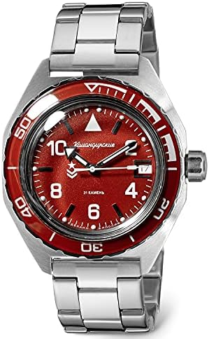 Vostok | Komandirskie 650841 Automatic Mechanical Self-Winding Diver Wrist Watch