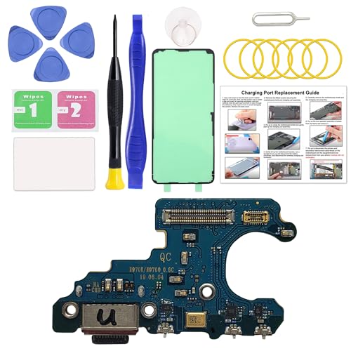 for Galaxy Note 10 USB Charging Board Port Replacement, SM-N970U Type C Dock Board Connector for Samsung Note 10 with Tools & Instruction