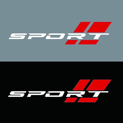 Miniatura 6 de Calcomanía de vinilo con letras deportivas, 2 calcomanías laterales de camión para Ford Chevy, Dodge, Nissan, Toyota, Honda (2 unidades de 16