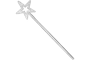 Gleaming Silver Wand: A Shimmering Star of Enchantment