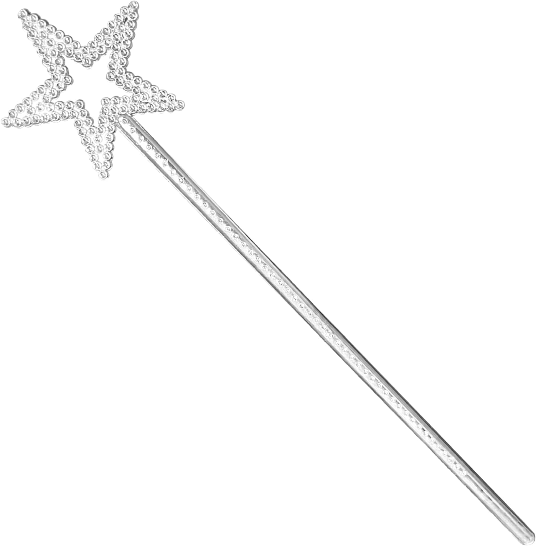 Silver 13 Inches Fairy Wand Star Wand Magic Wand Princess Wand for Kids Women Man…