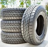 Set of 4 (FOUR) Accelera Omikron A/T All-Terrain Off-Road Light Truck Radial Tires-LT285/75R17 285/75/17 285/75-17 121/118S Load Range E LRE 10-Ply BSW Black Side Wall