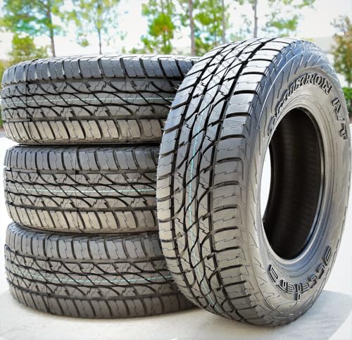 Set of 4 (FOUR) Accelera Omikron A/T All-Terrain Off-Road Light Truck Radial Tires-LT235/75R15 235/75/15 235/75-15 116/113Q Load Range E LRE 10-Ply BSW Black Side Wall