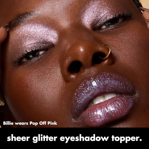 e.l.f. Fine As Fleck Glitter Eyeshadow, Pop Off Pink - image 2