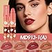 ADMD 4-in-1 Velvet Lipstick Pen All-in-One Lipstick, Liner,Balm & Gloss Waterproof,Long-Lasting Matte Lip Crayon with 4 Random Colors