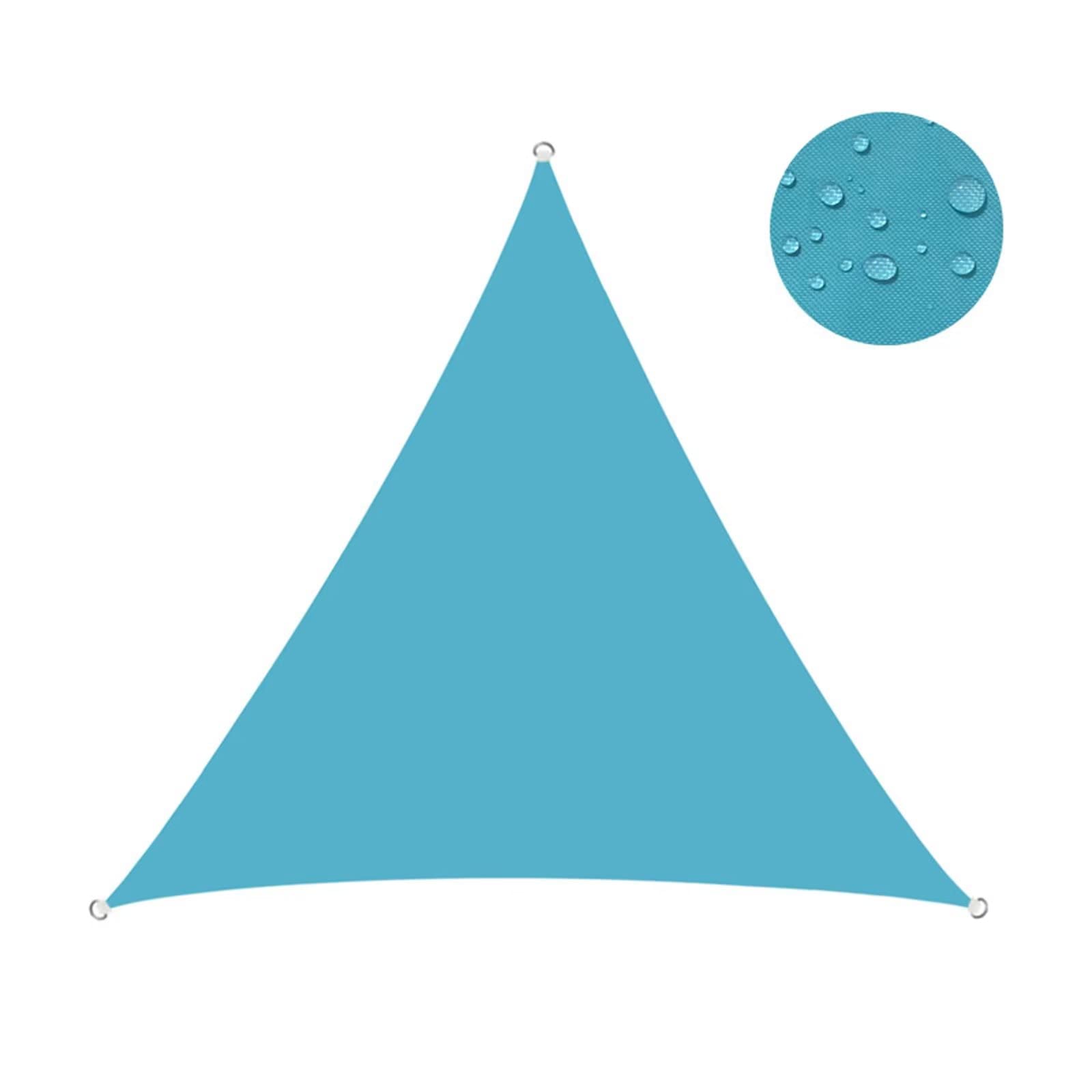 Voile d'ombrage de jardin triangulaire idéal pour terrasse et cour