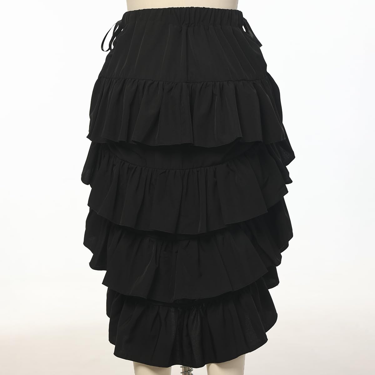 GRACEART Women's Victorian Steampunk Skirt Pirate Costume Burlesque: Large Polyester (Black)