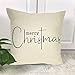 Softxpp Merry Christmas Throw Pillow Cover, 18
