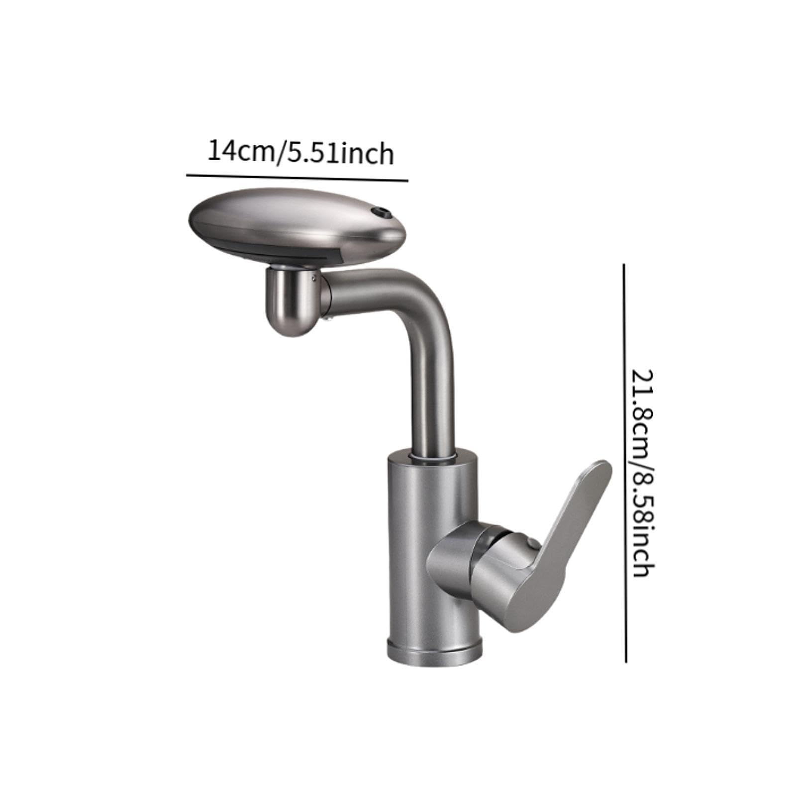 Rubinetto per Bagno, Accessorio Versatile per Acqua Calda E Fredda per Doccia E Lavabo di Casa