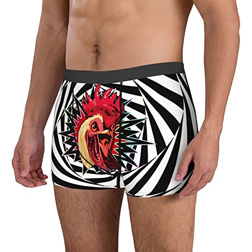 Men'S Underwear Boxer Briefs Rooster Chicken Soft Breathable Stretch Underwear Trunks With Bulge Pouch For Men Boys2