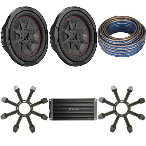 Kicker (2) 48CWRT102 CompRT 10C` TuE[t@[ DVC 2I[ 47Key5001 Amp & Xs[J[C[t Ooh