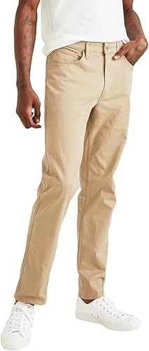 Dockers® Men's Jean Cut Straight Fit with All Seasons Tech™, New British Khaki, 