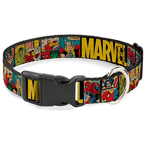 Collar de Perro Clip de plástico Marvel Retro Comic Paneles