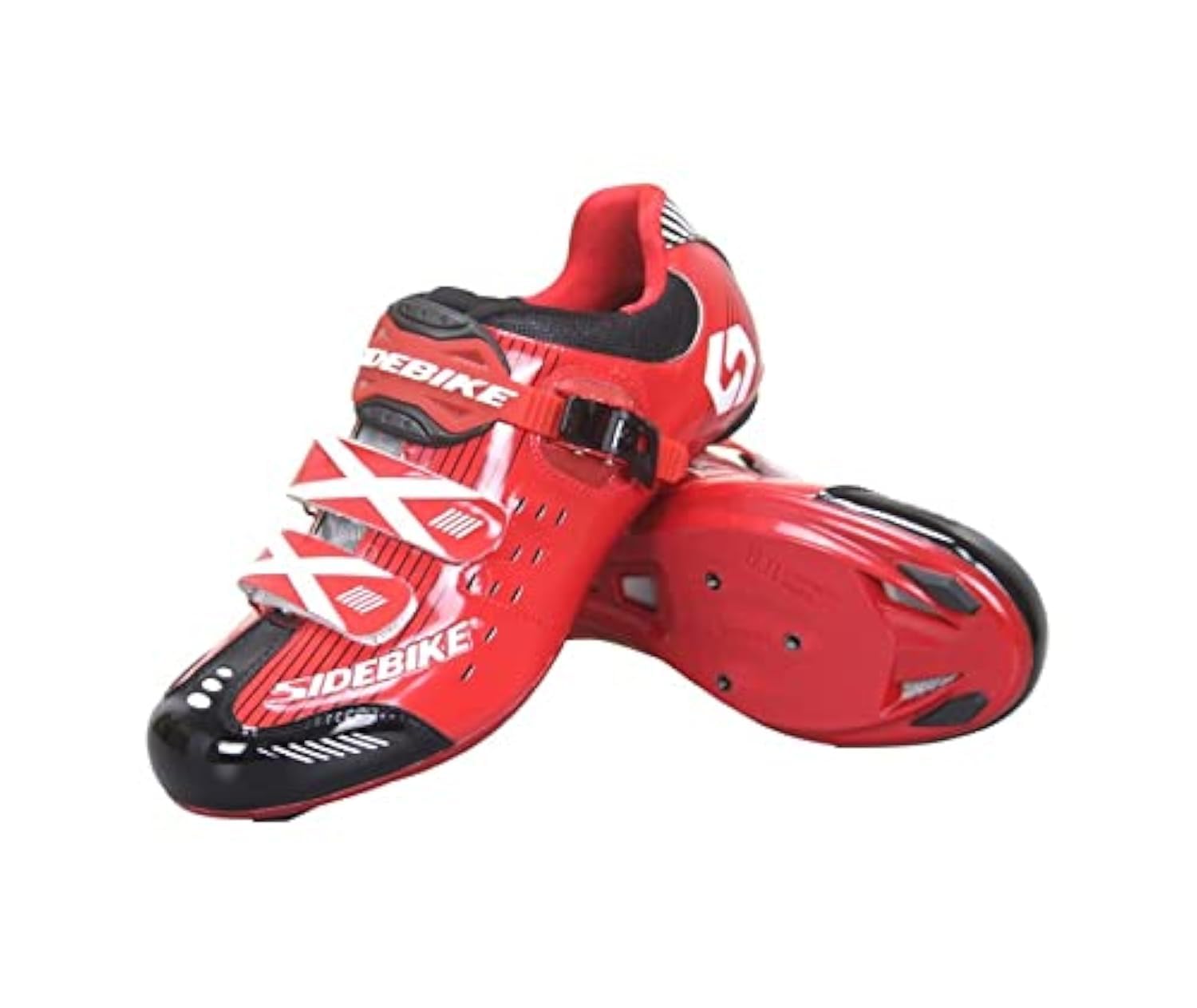 Scarpe Ciclismo per Bici da Strada Traspirante Scarpe Bici Spinning Uomo/Donna