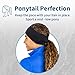 TrailHeads Women's Power Ponytail Headband - Black