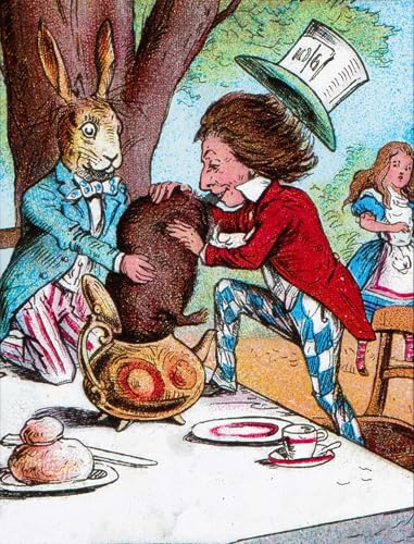 Pintura de John Tenniel para el hogar que revive la magia de los cuentos clásicos en 60x90cm