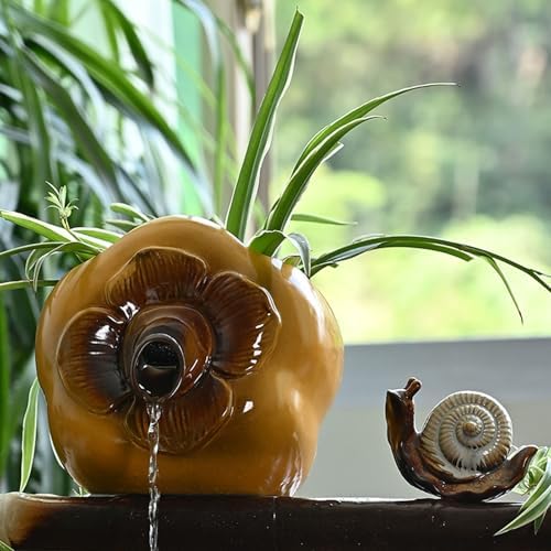 Pond Fountain Spitters for Small Ponds & Fish Tanks - Automatic Water Circulation Ornaments for Garden Decor, 20x18x16cm (8x7x16in) - Enhance Your Landscape!