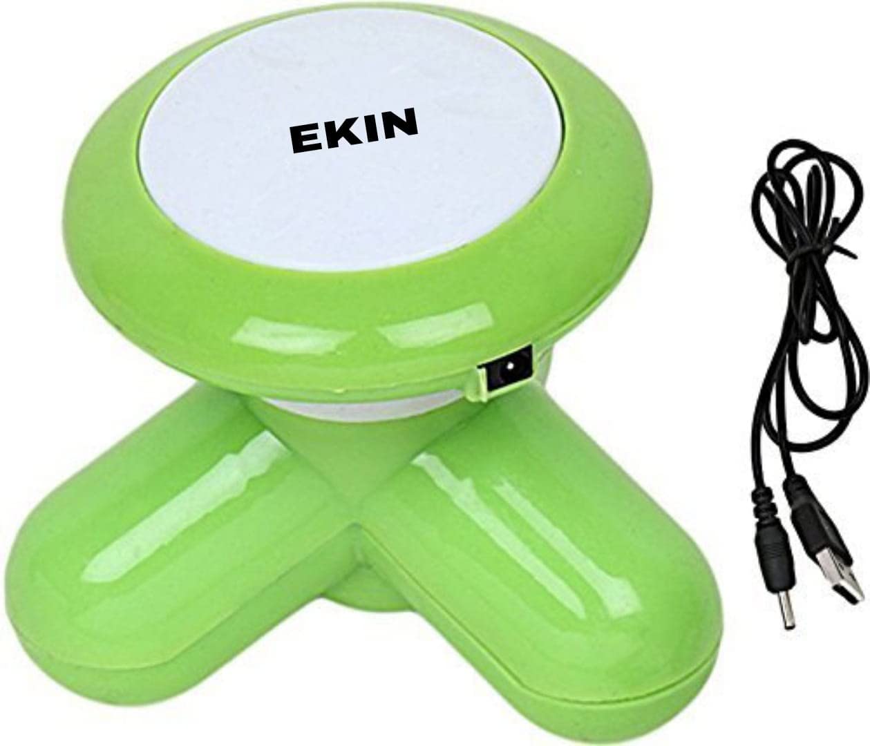 EKIN Acupressure Mimo Portable Full Body Vibration Massager With Usb Port (Blue And White)