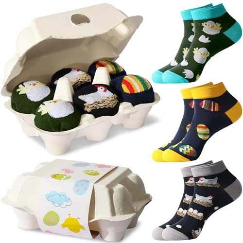 Jeasona 3 Paare Ostersocken Damen 39-42 Ostergeschenke Erwachsene Frauen Ostern Geschenk Ostergeschenke Ostergeschenk Für Frauen Kleine Erwachsene Oster Geschenke Socken Ostern