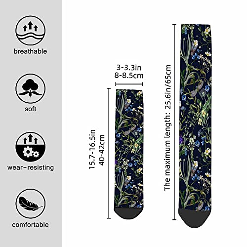 Image of Pehede Socks Mens Fun Dress Socks for Women Funny Novelty Crazy Design Socks
