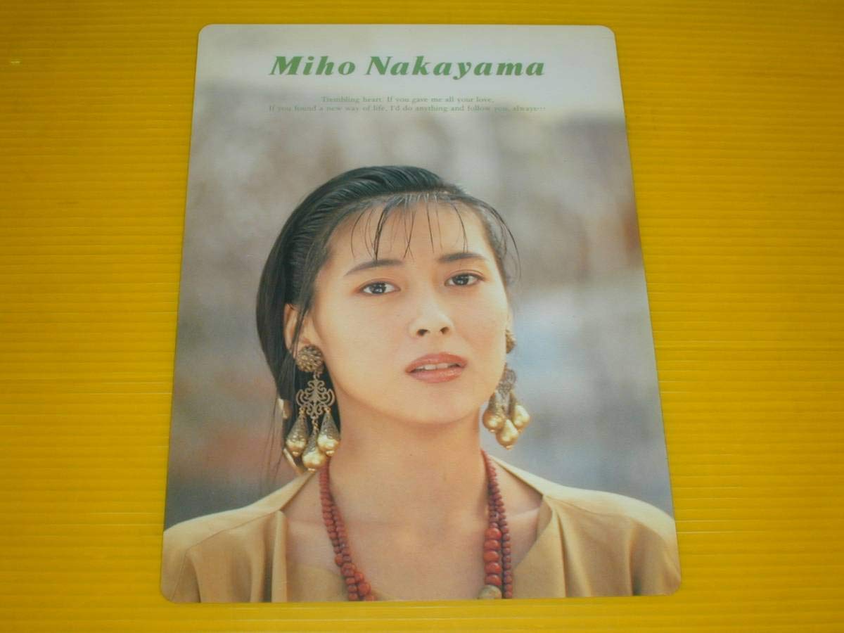 中山美穂☆写真下敷きレコードなど☆58点