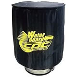 CPT Universal Water Guard Short Ram Cold Air Intake Pre-Filter Air Filter Cover CPT-WG-L-BLK (Large 5.75'Wx7.25'H, Black)