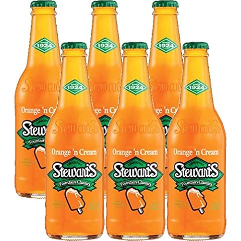 Stewarts Original Orange N' Cream Soda 12 Oz Glass Bottle (Pack of 6, Total of 72 Oz) Cover