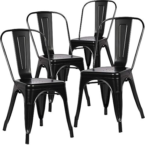 Chaises BenyLed en Métal Empilables Cover