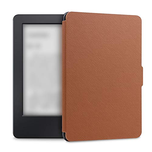 Funda protectora, PU cuero E-book, Auto Sleep Reader Cover Case para Kindle Paperwhite 1/2/3 (rojo)