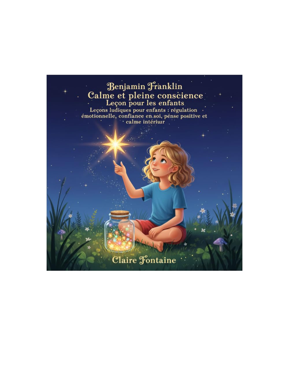 Benjamin Franklin Calma e consapevolezza Lezione per bambini: Leçons ludiques pour enfants : régulation émotionnelle, confiance en soi, pensée positive et calme intérieur