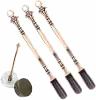 3er-Set Mini-Schnupftabaklöffel Aus Edelstahl – 80 Mm, Gold/silber, Für Flaschen & Küche