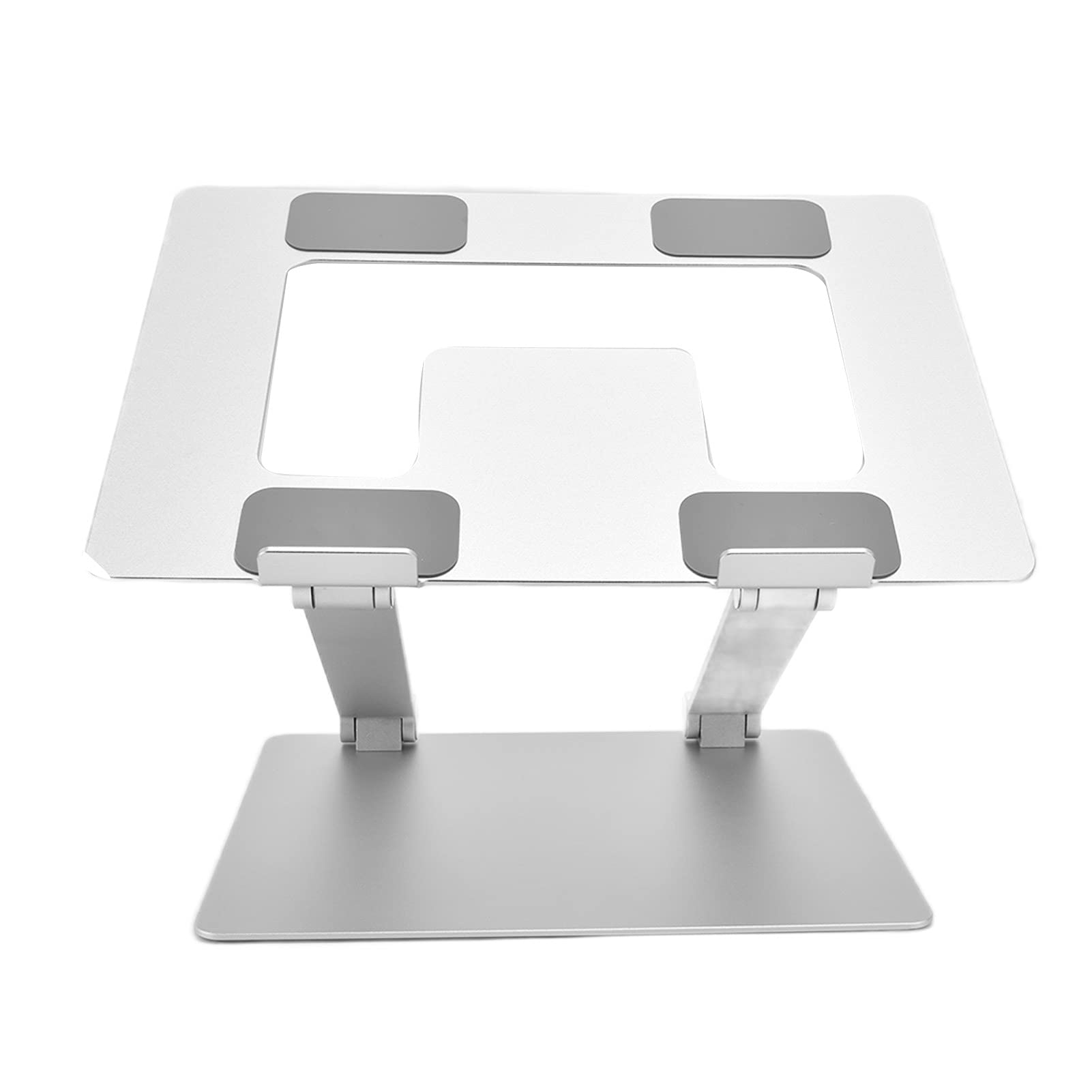 Supporto per Laptop Supporto per Riser per Computer Portatile Regolabile in Lega di Alluminio per Workstation Ergonomica Argento 11,8x8,7 Pollici