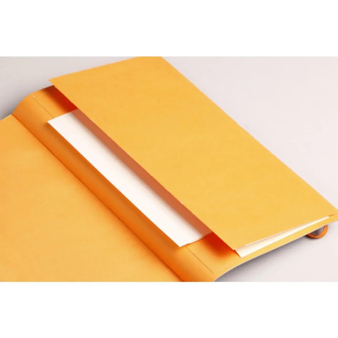 RHODIA 117440C - taccuino morbido Verde Salvia - A5 14,8X21cm - Puntinato DOT - 160 pag. - Carta Clairefontaine Avorio 90g/m² - segnalibro, chiusura con elastico - Simil Cuoio - Collezione Rhodiarama