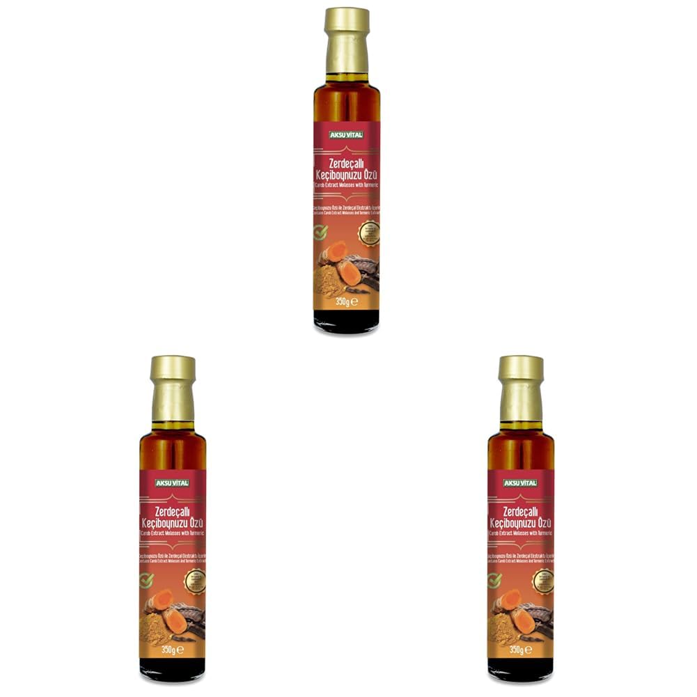 Aksuvital Zerdeçallı Keçiboynuzu Özü (3 paketi)