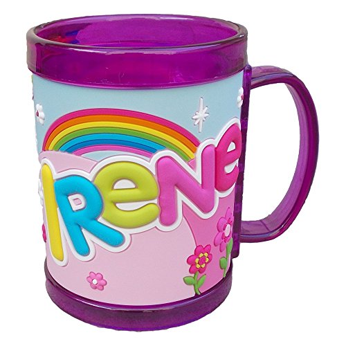 TAZZA IN PLASTICA con Nome a Rilievo - Irene