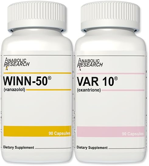 Endurance & Energy Combo - (Strength Enhancement) - Winn-50, VAR 10-180 Capsules - 1 Month Supply - 2 Bottles