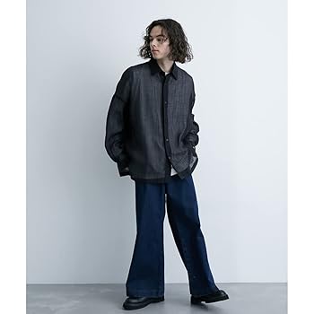 【jl-al ジェイラル】 ストライプ トリプルカラーシャツ SIZE S jl-al ジェイラル】 ストライプ トリプルカラーシャツ SIZE S