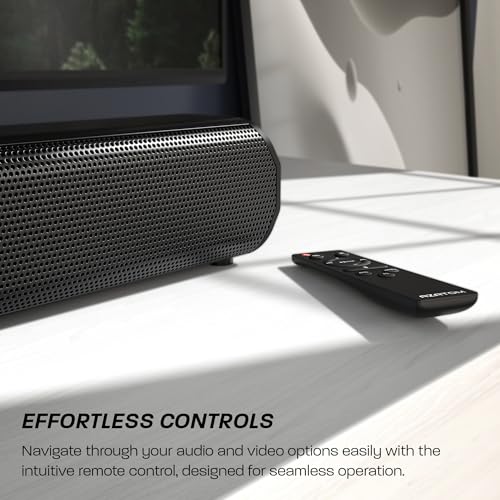 AZATOM Soundbar 2.1 with External Subwoofer | 120W Surround Sound | Bluetooth, HDMI ARC, Optical, AUX, Remote Control | Home Theatre Audio System for 4K TVs & Movies Studio Premier SP1000X - Image 6
