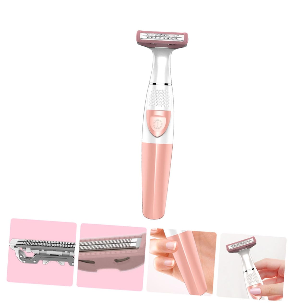 Afeitadora Eléctrica para Mujeres de Vello Corporal Rosa Abs