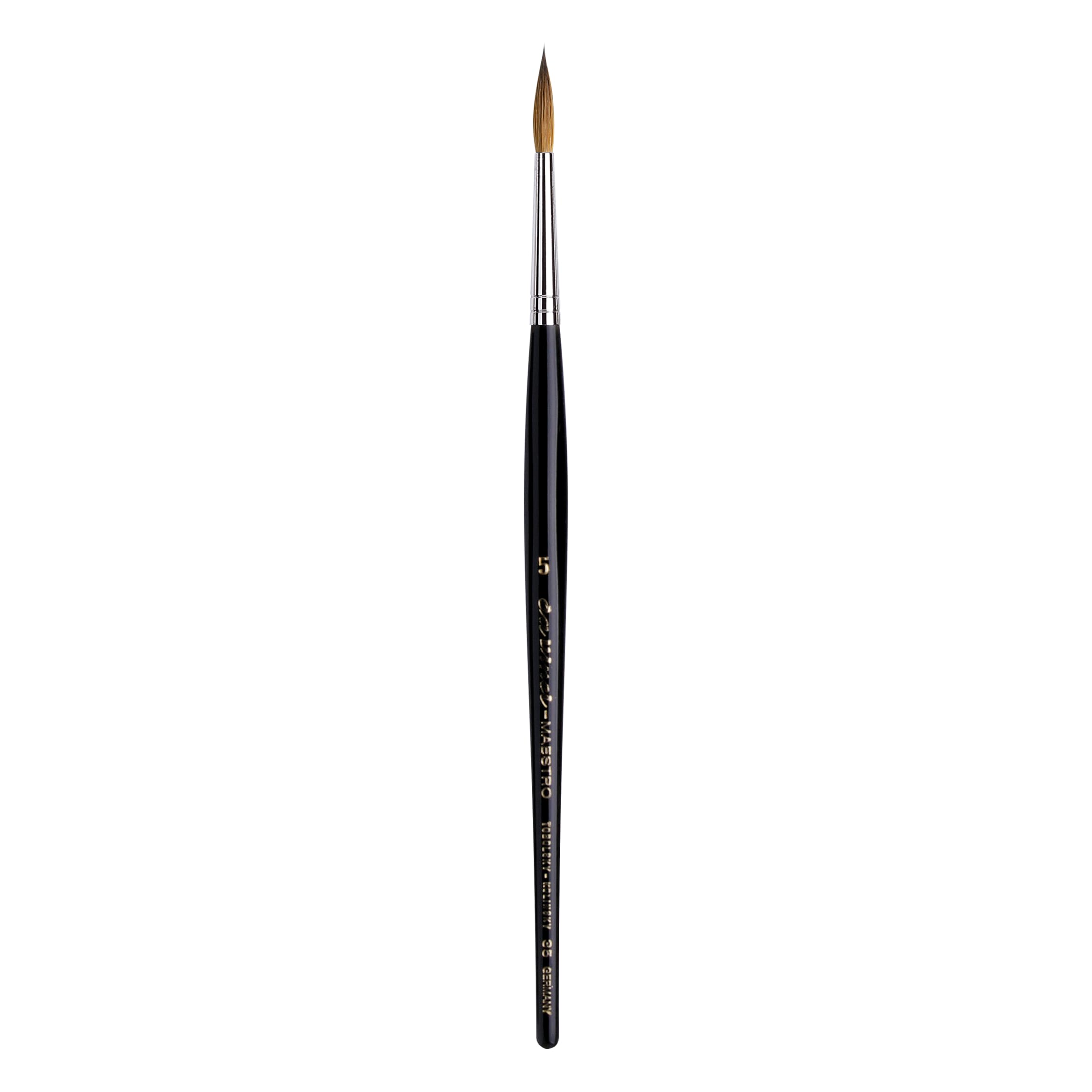 da Vinci Watercolor Series 35 Maestro Paint Brush, Round Long Taper Kolinsky Red Sable, Size 5 (35-05)