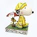 Enesco Jim Shore Peanuts Friends Through Rain or Shine Snoopy Woodstock Figure 4055654