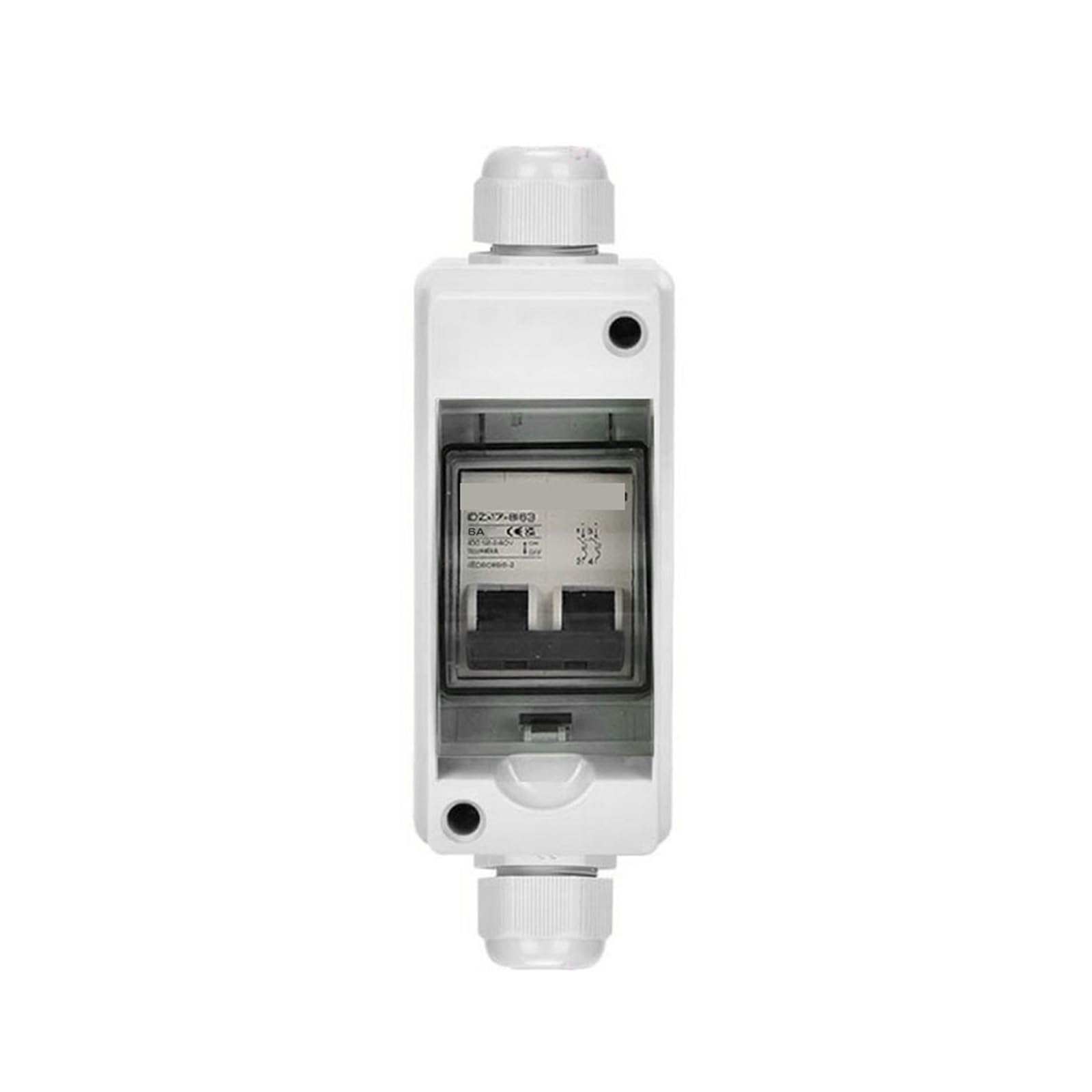 Boîtier de jonction photovoltaïque AC400V avec disjoncteur 16A interrupteur protection solaire