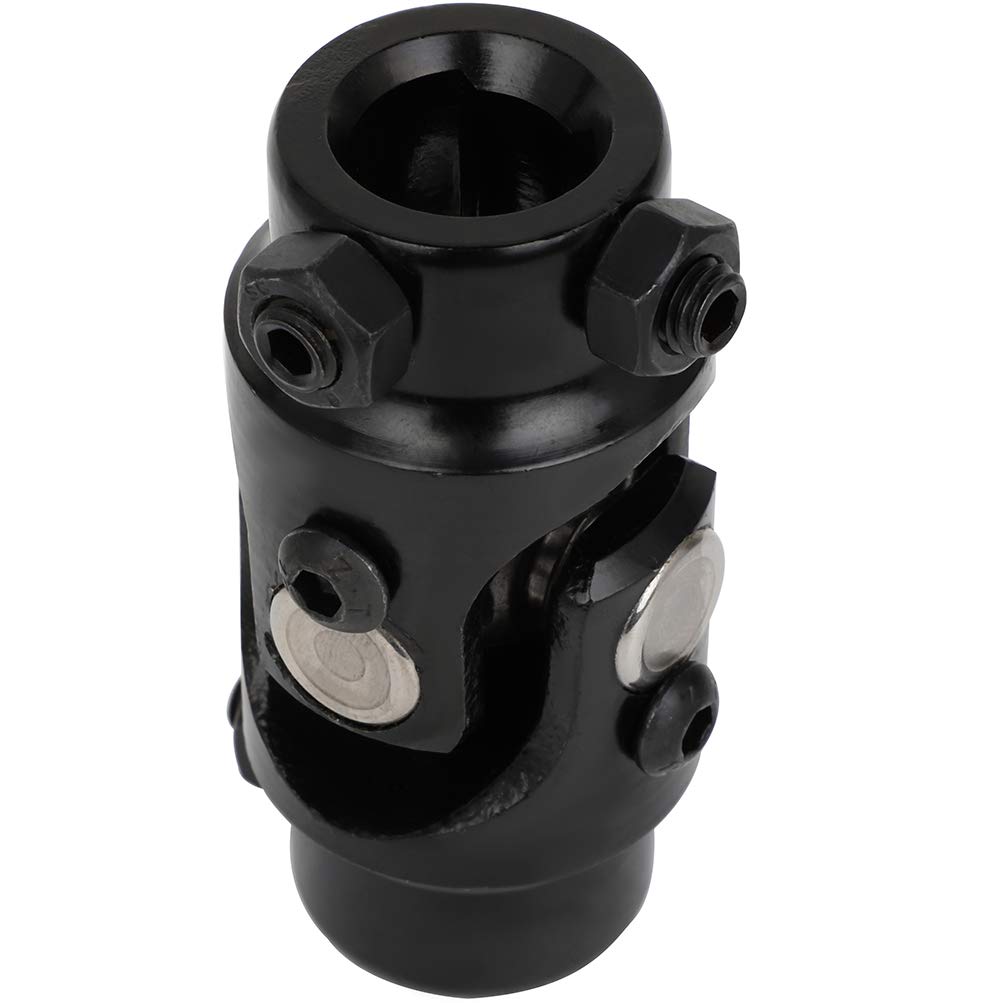 ROADFAR 3/4" DD X 3/4" DD Universal Steering U-Joint – Single Black Shaft Joint - View #6