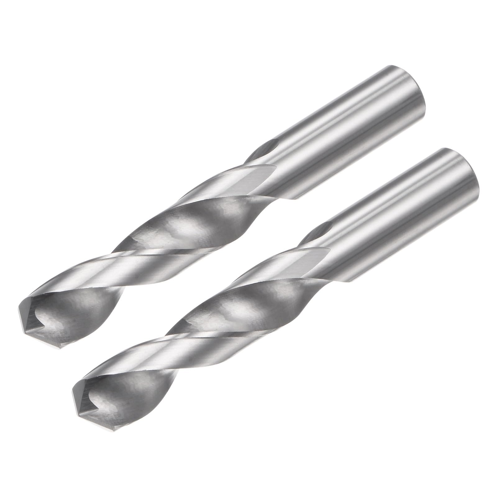 uxcell Solid Carbide Drill Bits, 8.5mm C2/K20 Tungsten Carbide Jobber Drill Bits Straight Shank Drilling Tool for Stainless Steel Aluminum Iron Metal